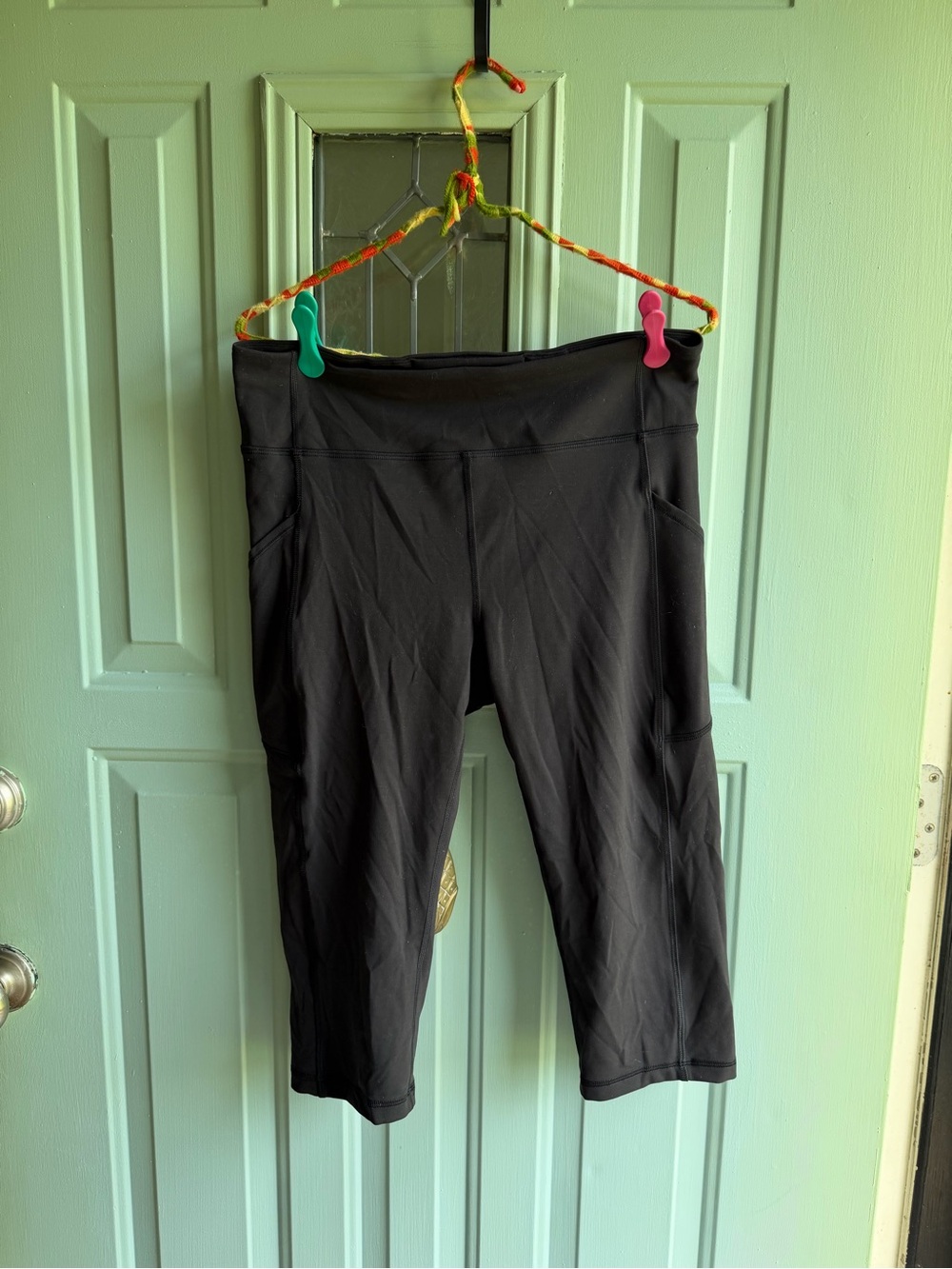 lululemon athletica Black Bike/Capri Shorts